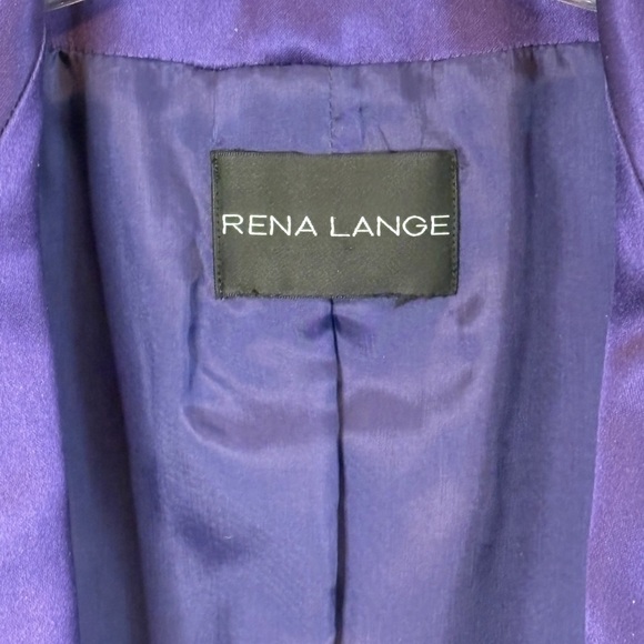 Vintage Rena Lange Deep Purple Silk Jacket. Like new - Picture 2 of 11